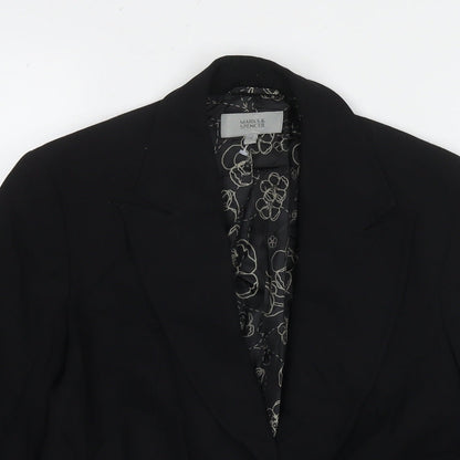 Womens UK Size 8 Marks and Spencer Black Jacket