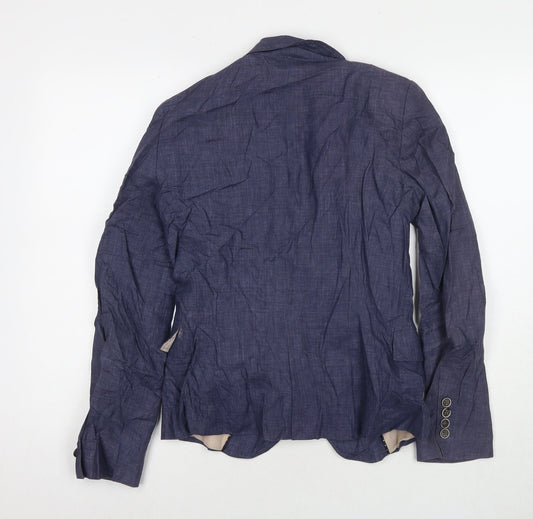 Womens UK Size M Zara Blue Jacket