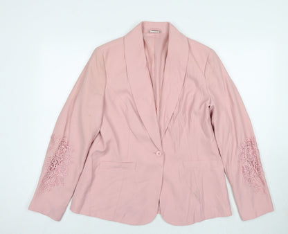 Womens UK Size 14 Together Pink Jacket