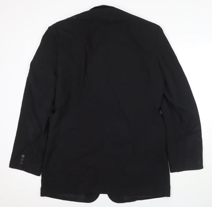 Mens UK Size 42 Marks and Spencer Regular Black Suit Jacket