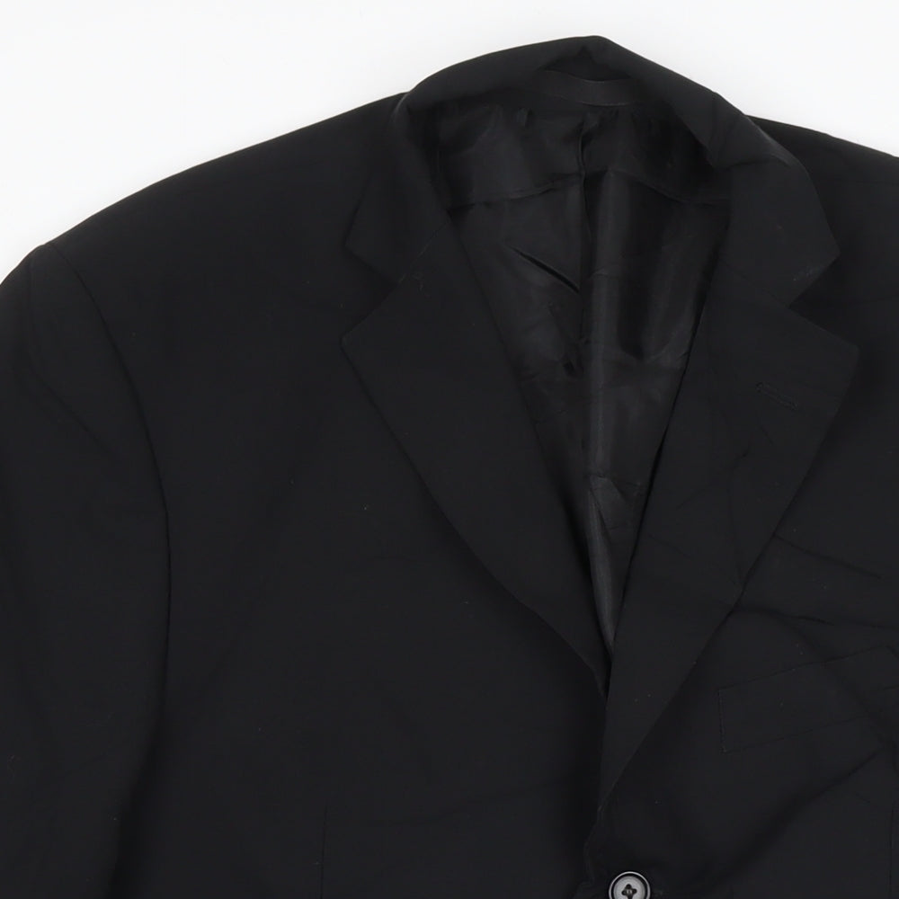 Mens UK Size 42 Marks and Spencer Regular Black Suit Jacket