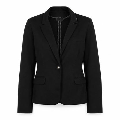 Love Tree Womens Black Jacket Blazer Size S Button