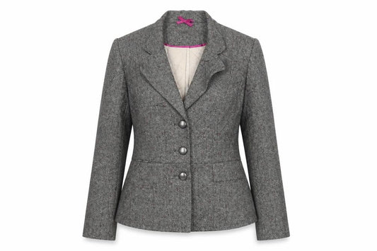 Minuet Womens Grey Jacket Blazer Size 10 Button