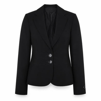 Marks & Spencer Womens Black Jacket Blazer Size 8 Button