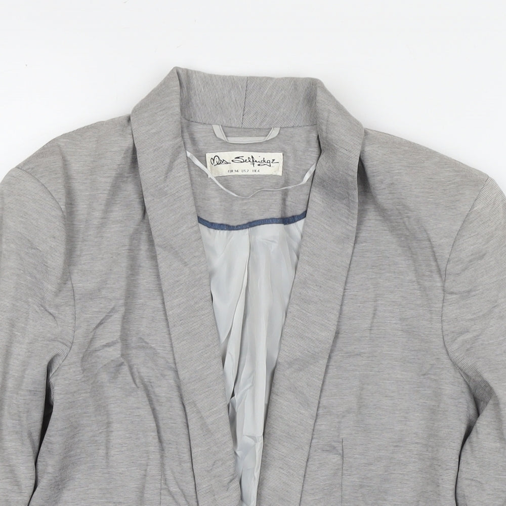 Womens UK Size 6 Miss Selfridge Grey Jacket