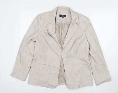 Womens UK Size 12 EWM Beige Jacket
