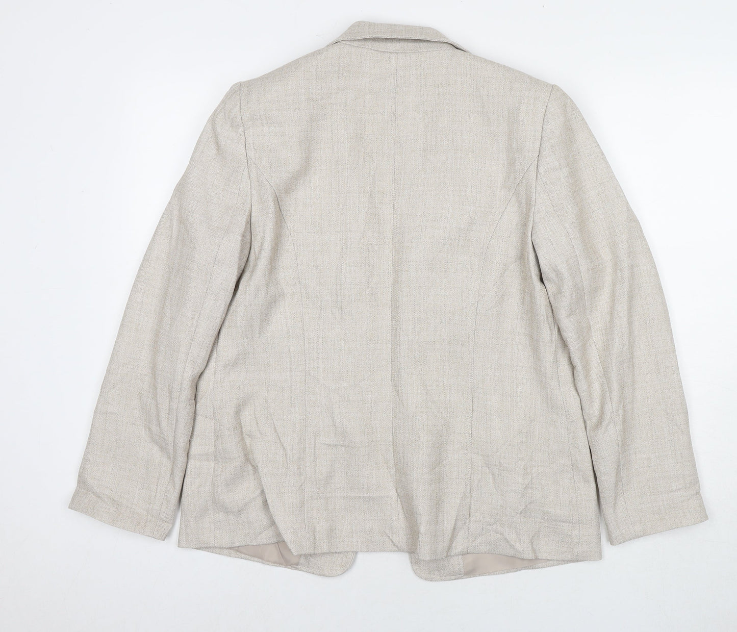 Womens UK Size 12 EWM Beige Jacket