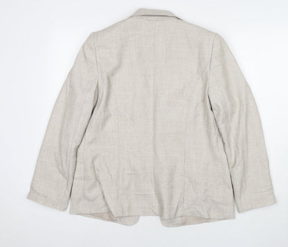Womens UK Size 12 EWM Beige Jacket