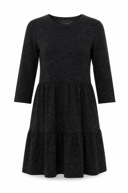Beloved Womens Black Polyester Fit & Flare Size 8 Round Neck Pullover