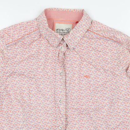 Womens UK Size 10 Esprit Multicoloured Basic Button-Up
