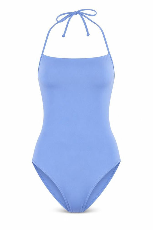 Womens UK Size XS H&M One-Piece Blue Bodysuit