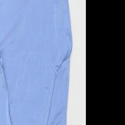 H&M Womens Blue Polyester Bodysuit One-Piece Size XS Snap