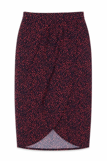 Womens UK Size S Oasis A-Line Rayon Skirt
