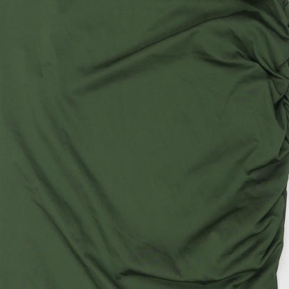 Cider Womens Green Polyester Bandage Skirt Size XL