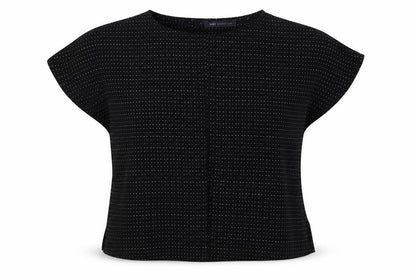 Womens UK Size 10 Marks and Spencer Black Basic Button-Up