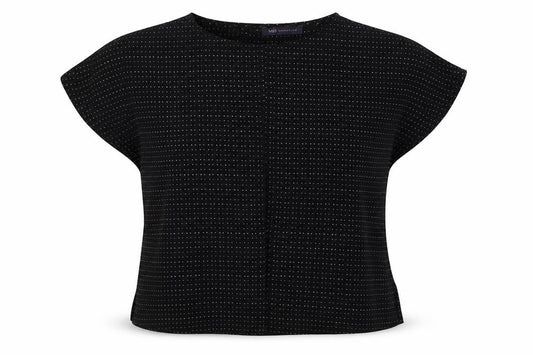 Womens UK Size 10 Marks and Spencer Black Basic Button-Up
