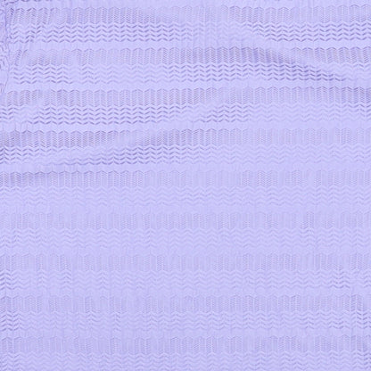 EWM Womens Purple Nylon Basic T-Shirt Size 18 Round Neck