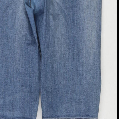 Mens UK Size 36 in Condemned Nation Regular Fit Skinny Blue Jeans