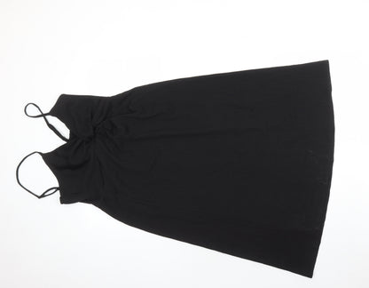 H&M Womens Black Polyester A-Line Size S Sweetheart