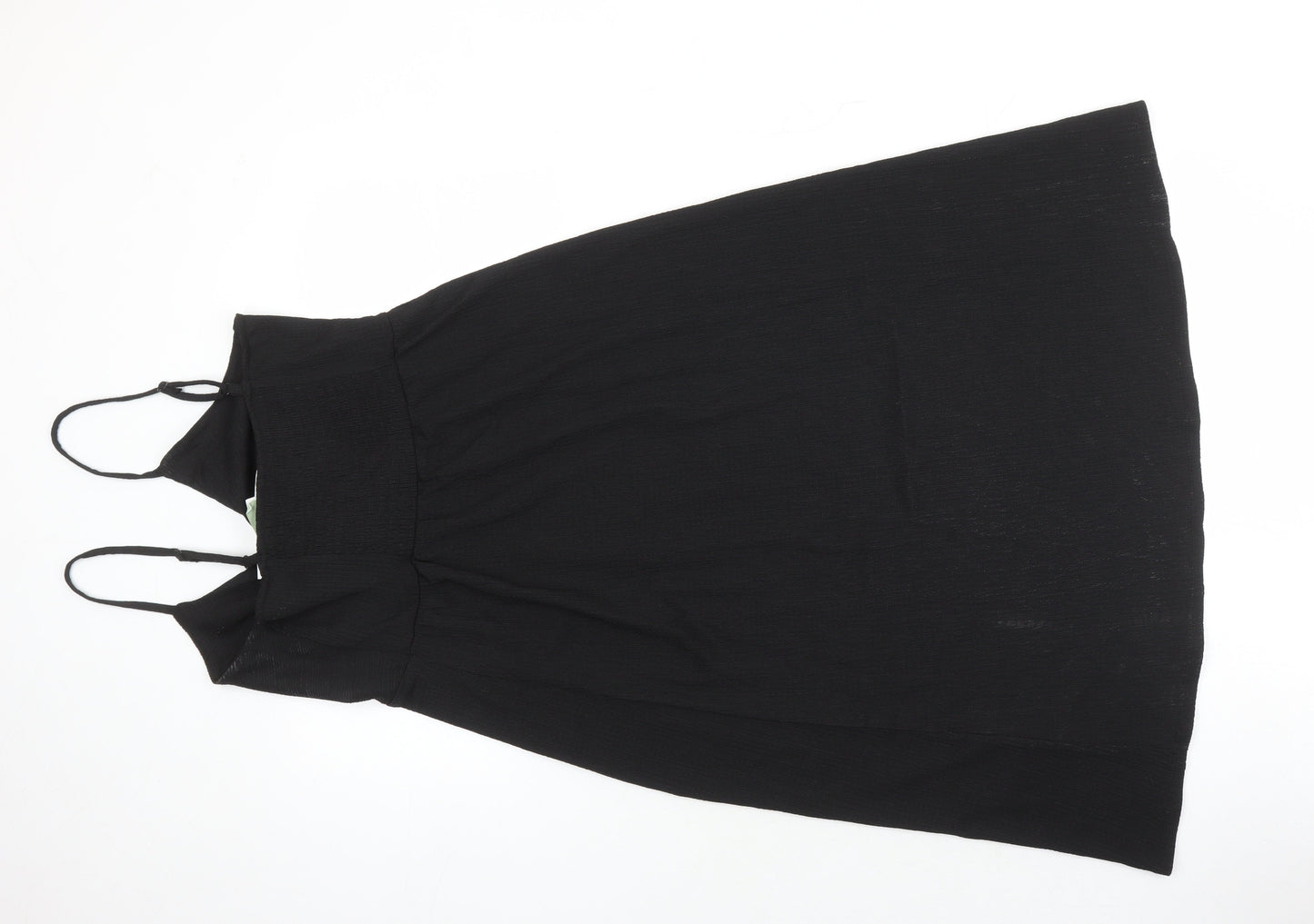 H&M Womens Black Polyester A-Line Size S Sweetheart