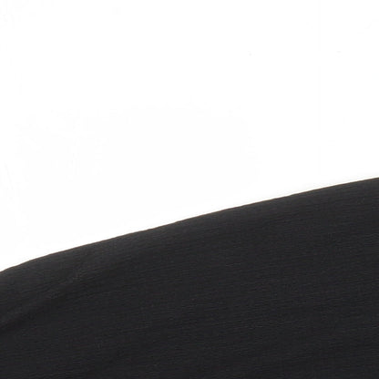 H&M Womens Black Polyester A-Line Size S Sweetheart