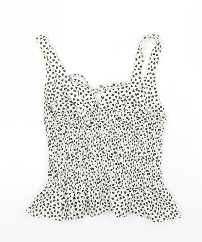 Womens UK Size 6 Topshop Multicoloured Camisole Blouse