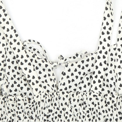 Womens UK Size 6 Topshop Multicoloured Camisole Blouse