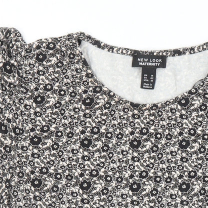 Womens UK Size 14 New Look Maternity Multicoloured Tunic Blouse