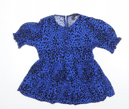 Womens UK Size 8 New Look Multicoloured Tunic Blouse