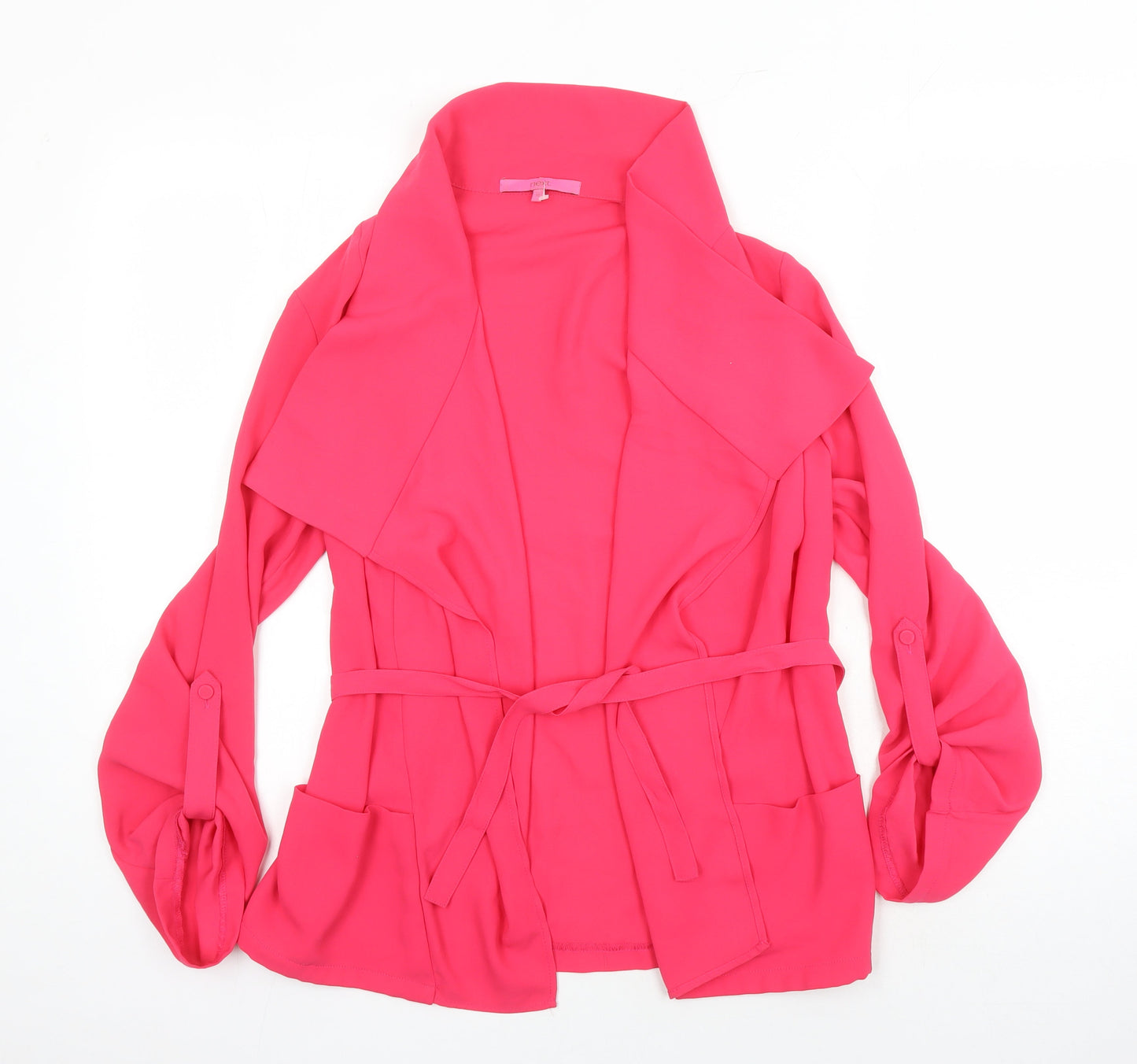Womens UK Size 10 NEXT Pink Kimono Blouse