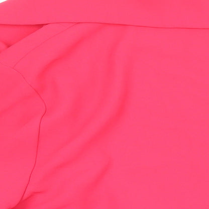 Womens UK Size 10 NEXT Pink Kimono Blouse