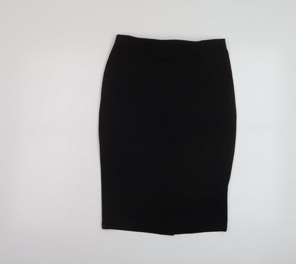 New Look Womens Black Polyester Bandage Skirt Size 12