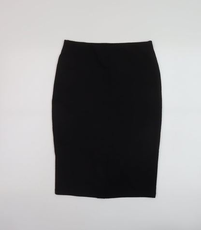 New Look Womens Black Polyester Bandage Skirt Size 12