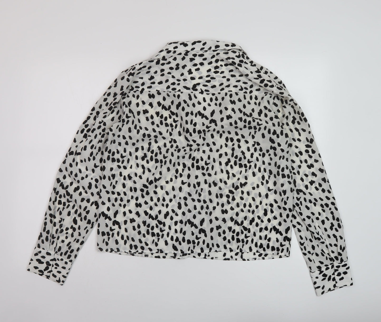 Womens UK Size 12 Topshop Ivory Basic Blouse