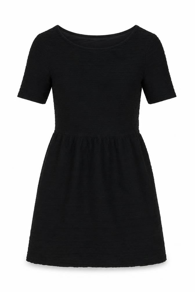 Dorothy Perkins Womens Black Polyester A-Line Size 10 Round Neck Pullover