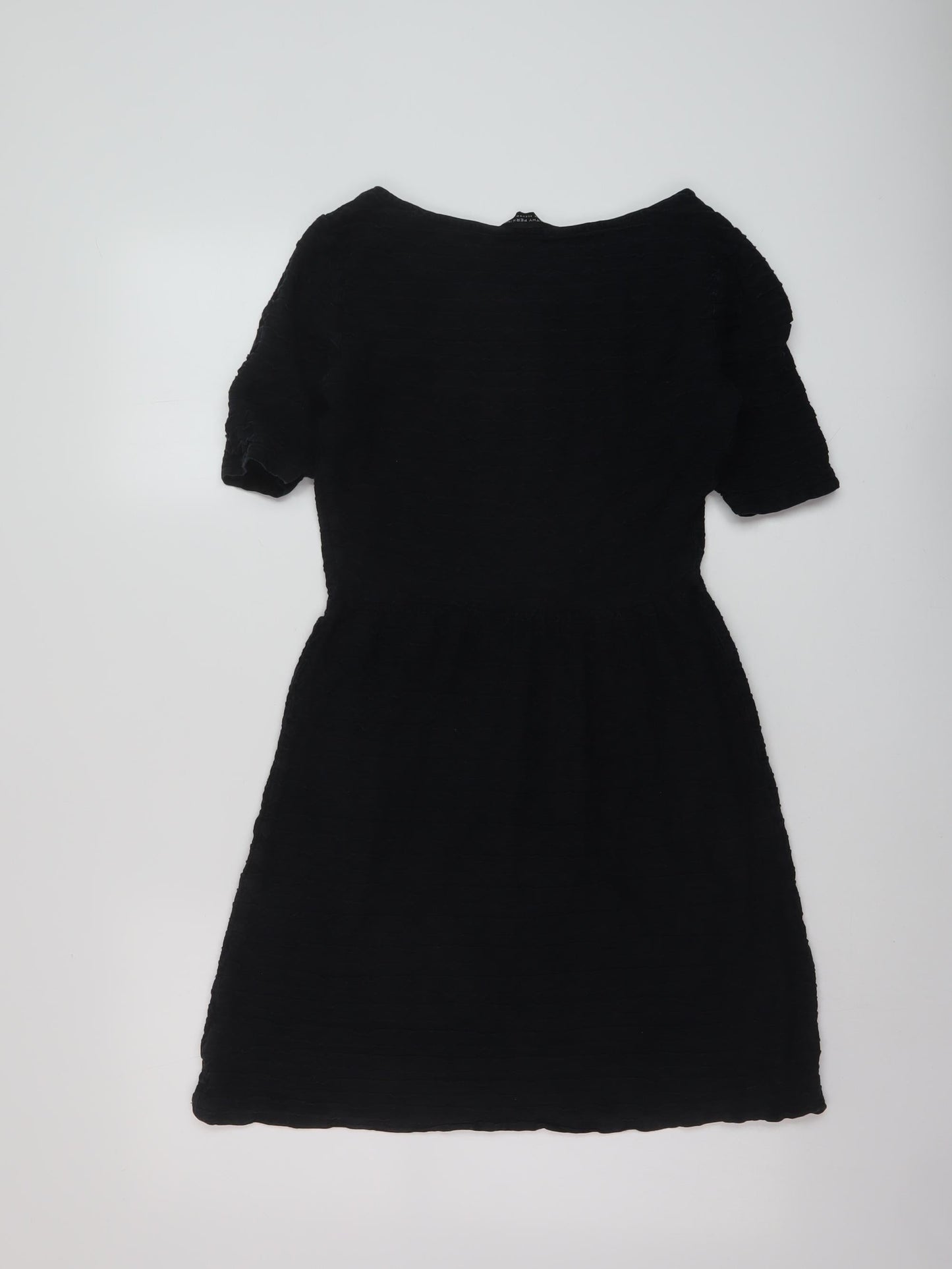 Dorothy Perkins Womens Black Polyester A-Line Size 10 Round Neck Pullover