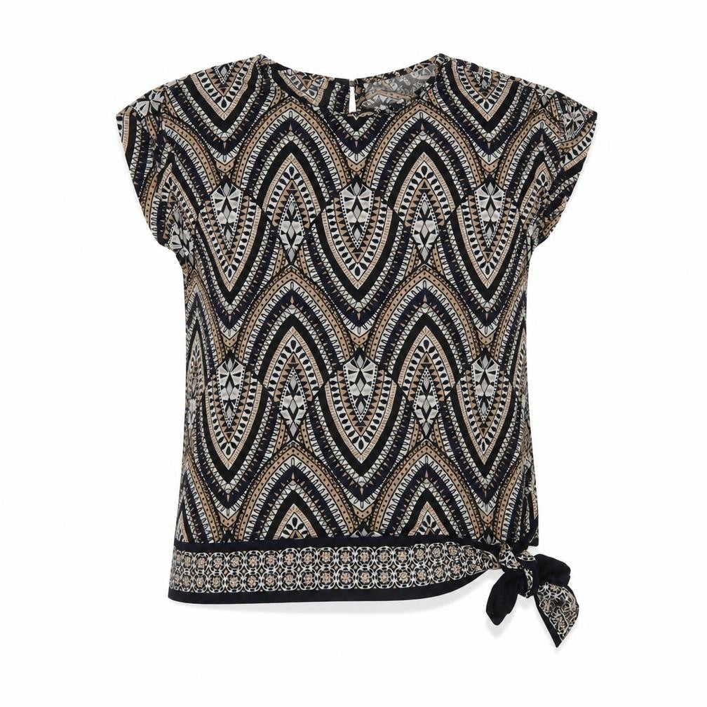 Womens UK Size 8 Wallis Multicoloured Basic T-Shirt