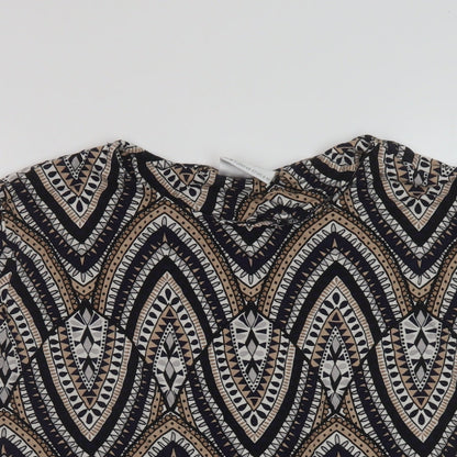 Womens UK Size 8 Wallis Multicoloured Basic T-Shirt