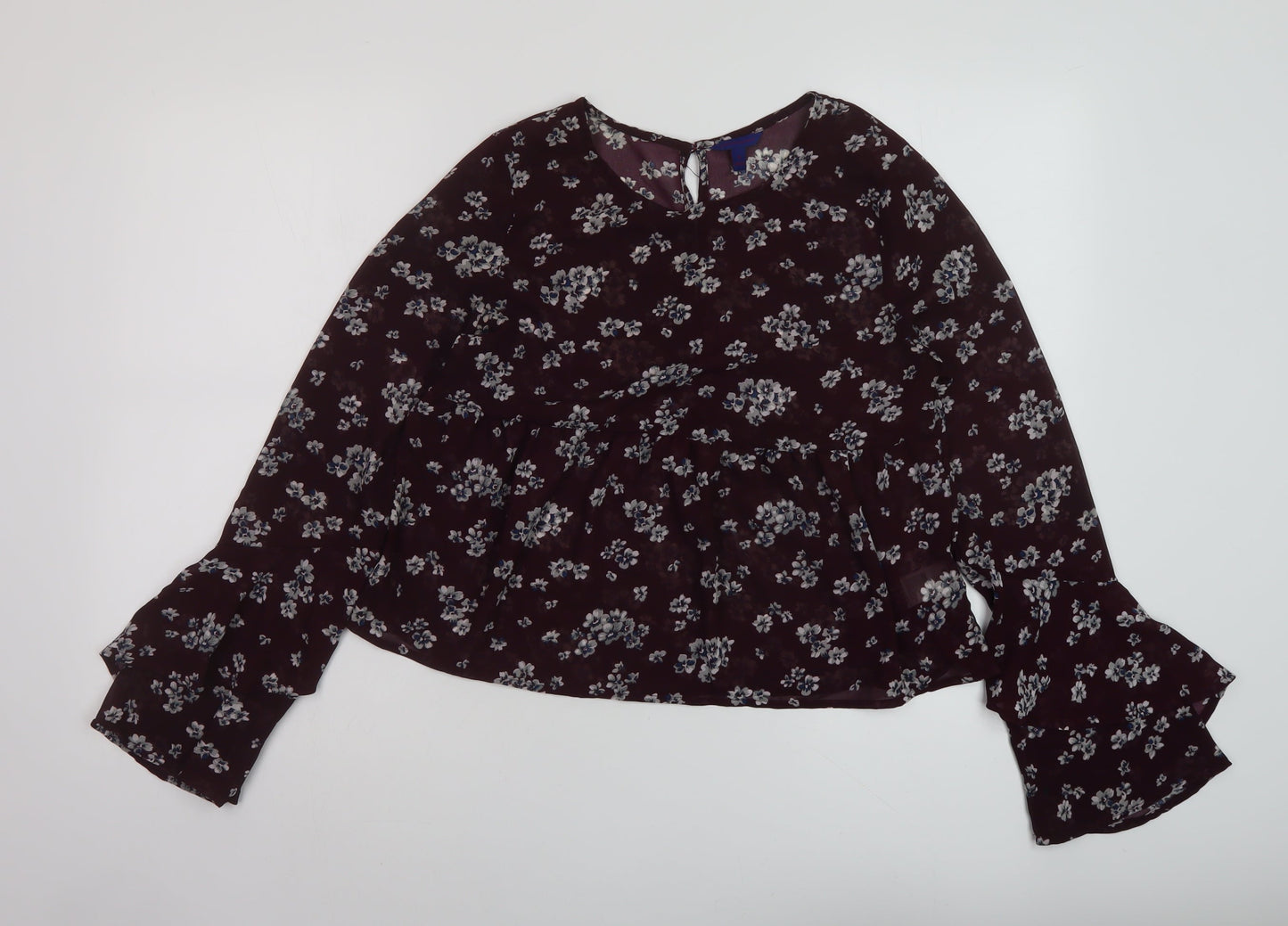 Womens UK Size S Aeropostale Red Basic Blouse