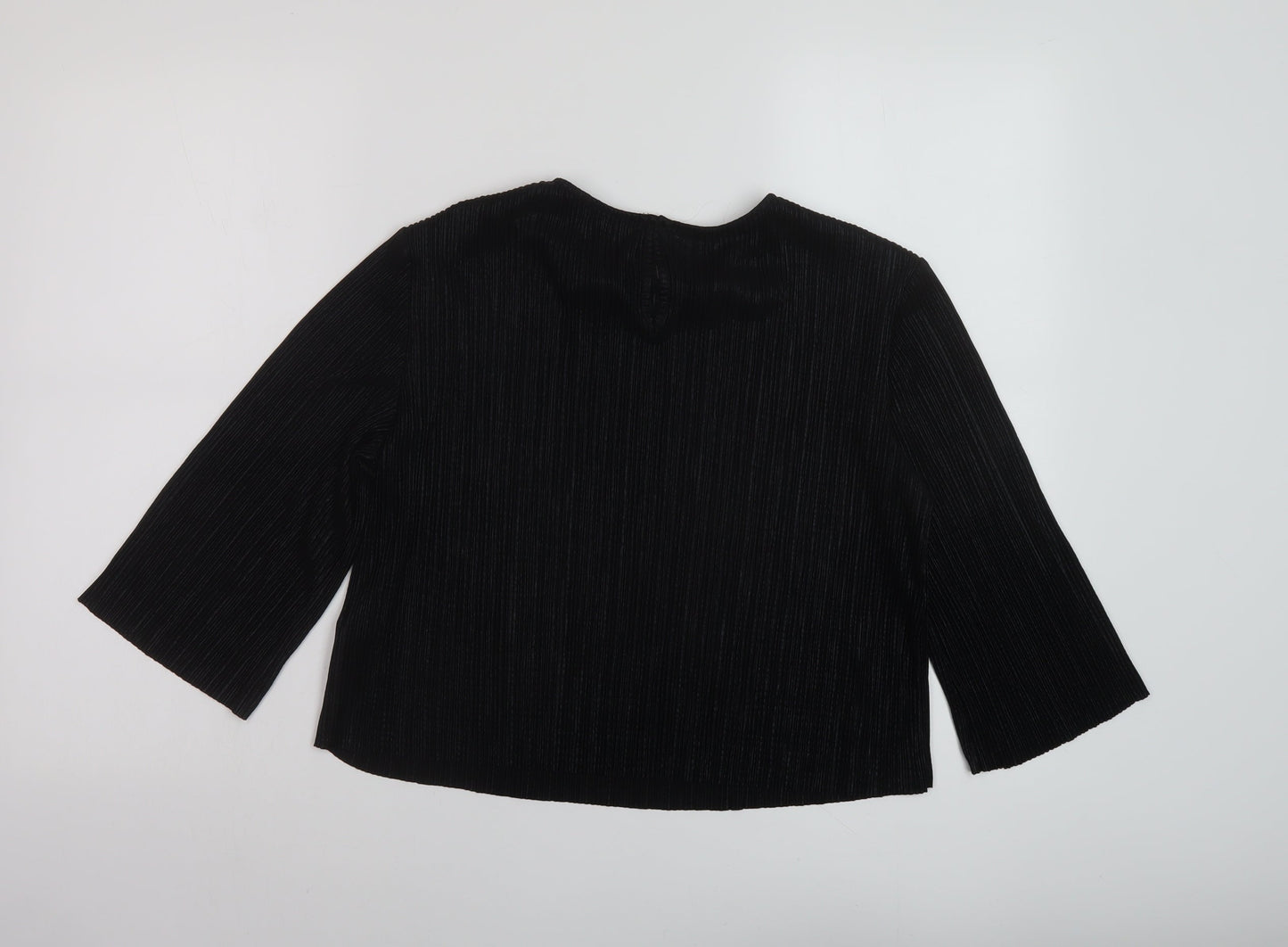 Womens UK Size 10 Marks and Spencer Black Basic Blouse
