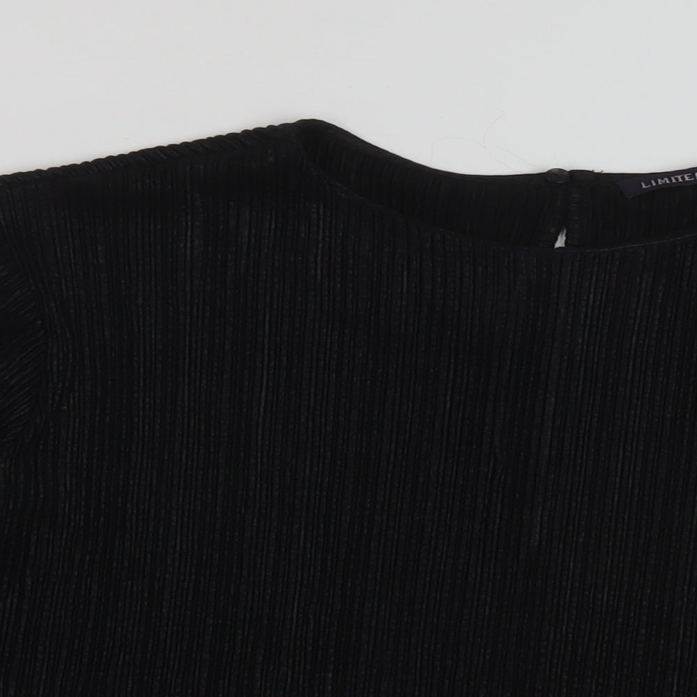 Womens UK Size 10 Marks and Spencer Black Basic Blouse