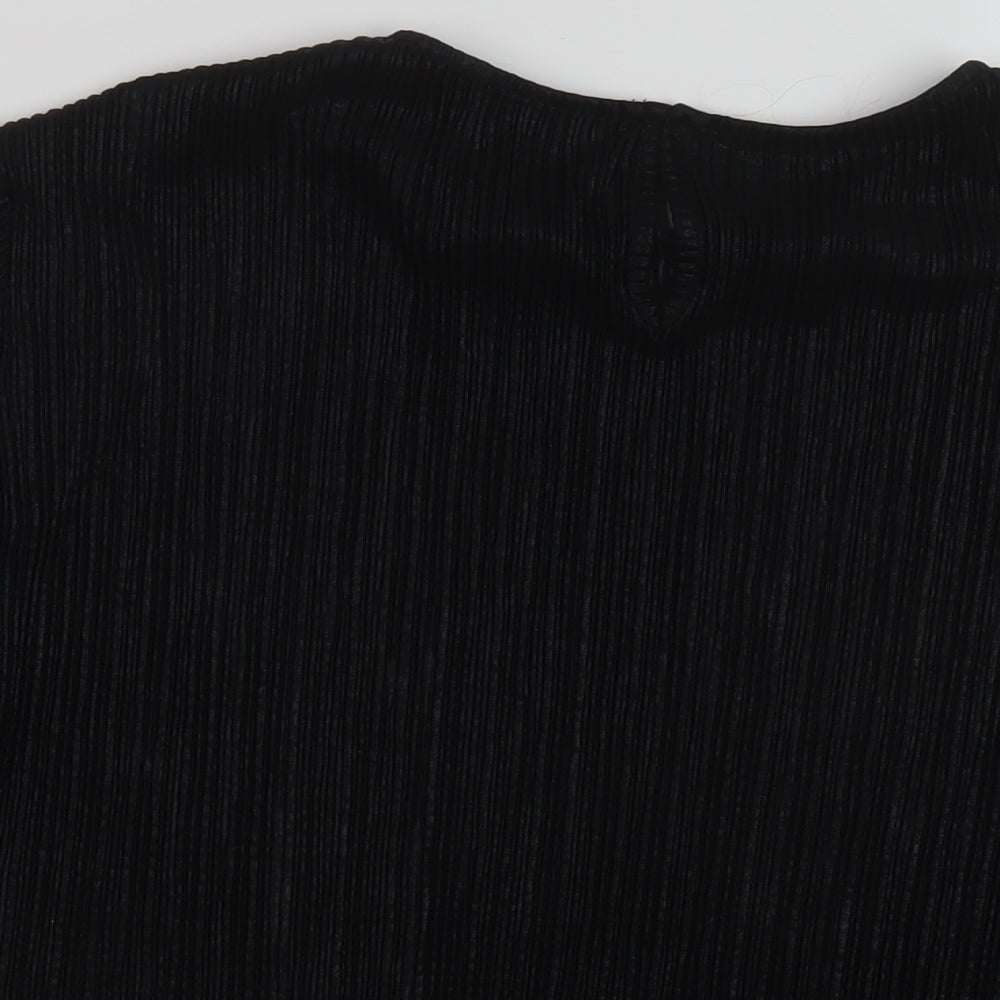Womens UK Size 10 Marks and Spencer Black Basic Blouse