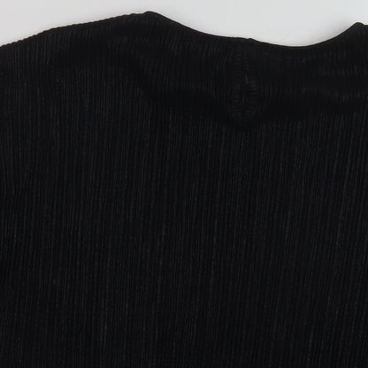 Womens UK Size 10 Marks and Spencer Black Basic Blouse