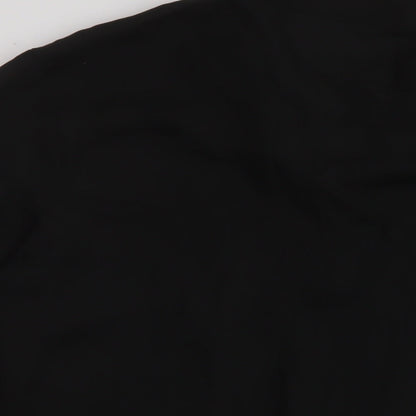 Womens UK Size 20 MICHA Black Basic Button-Up