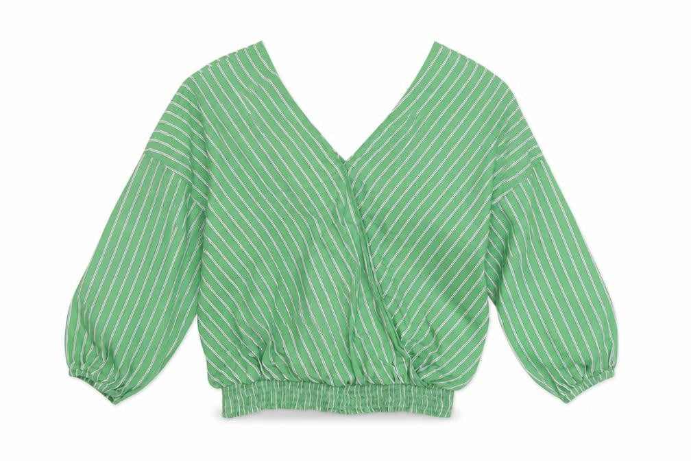Womens UK Size 14 Marks and Spencer Green Basic Blouse