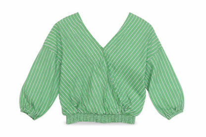 Womens UK Size 14 Marks and Spencer Green Basic Blouse