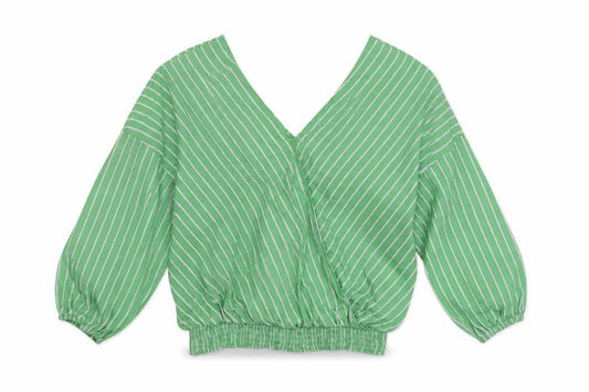 Womens UK Size 14 Marks and Spencer Green Basic Blouse