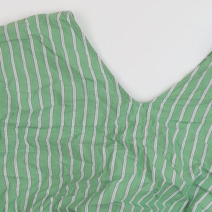 Womens UK Size 14 Marks and Spencer Green Basic Blouse