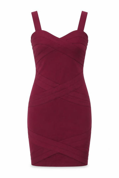 H&M Womens Purple Polyester Bodycon Size 8 Square Neck Zip