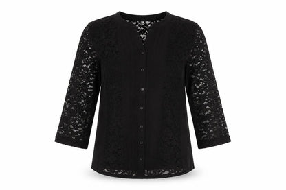Womens UK Size 14 Per Una Black Basic Blouse